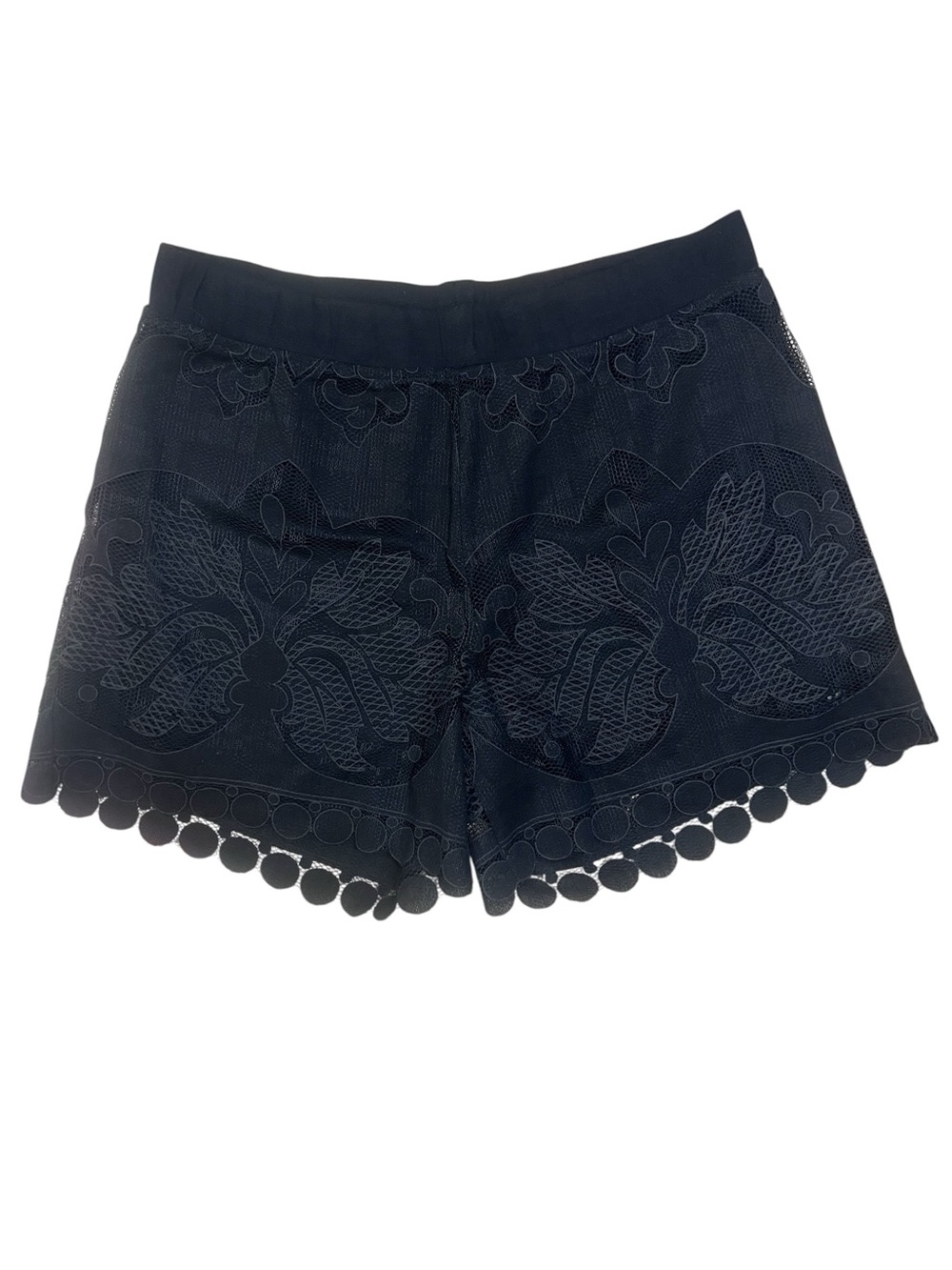 Union Of Angels Laurel Lace Black Women's Shorts M - Picture 4 of 6